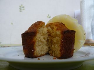Muffin à l'ananas.