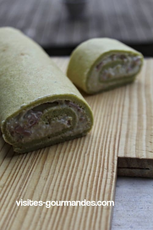 Poireaux cachés en gâteau roulé pour bataille food