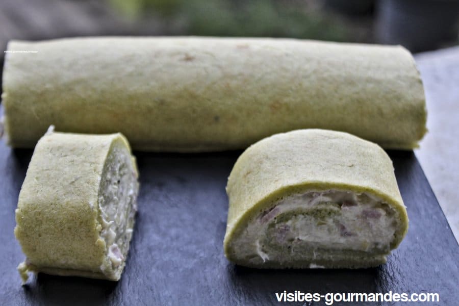 Poireaux cachés en gâteau roulé pour bataille food